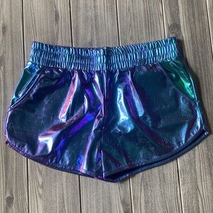 Iridescent Blue Women's Shorts